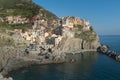 Manarola Village, Cinque Terre Coast of Italy. Manarola is a beautiful small town in the province of La Spezia, Liguria, north of Royalty Free Stock Photo