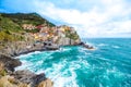 Manarola, a village in the Cinque Terre, italy