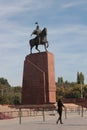 Manas statue in Bishkek