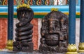 Manasa snake goddess at Sri Murugan Temple, Kadirampura, Karnataka, India