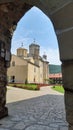 Manasija Monastery or Resava is located near Despotovac, Serbia. It was built in the 15 th.