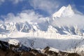 Manaslu and sky