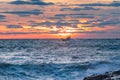 The fishing boat Fun Time heading out at sunrise