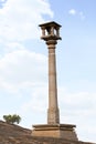 A Manastambha or pillar in front of Chennanna Basadi, Vindhyagiri Hill, Shravanbelgola, Karnataka
