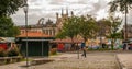 Manaus, Amazonas, Brazil: Street and houses in the port city of Manaus