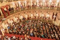 People visit a concert in Teatro Amazonas