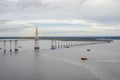 Manaus-Iranduba bridge over Negro river.