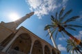 Manavgat, Turkey - August 28 2020: Central Mosque complex, Magnificent mosque Merkez Kulliye Cami Royalty Free Stock Photo