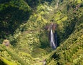 Manawaiopuna Falls in Kauai Royalty Free Stock Photo