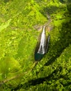 Manawaiopuna Falls in Kauai Royalty Free Stock Photo