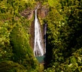 Manawaiopuna Falls in Kauai Royalty Free Stock Photo