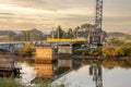 Manawatu Old Bridge Removeal Morning Sun