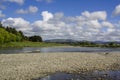 Manawatu river landscape, New zealand Royalty Free Stock Photo