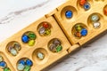 Mancala Board Game Royalty Free Stock Photo