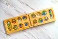 Mancala Board Game Royalty Free Stock Photo