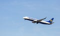 Ryanair Boeing 737-8AS soon after take off at Manchester Airport