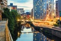 Manchester city center, England Royalty Free Stock Photo