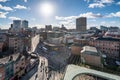 Manchester City Center England UK Royalty Free Stock Photo