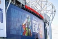 MANCHESTER, ENGLAND- 27 November 2021: Manchester United Old Trafford Football Stadium exterior