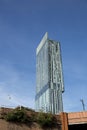 Manchester, Greater Manchester, UK, October 2013, Beetham Tower, aka Hilton Hotel Tower Royalty Free Stock Photo