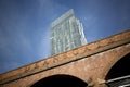 Manchester, Greater Manchester, UK, October 2013, Beetham Tower, aka Hilton Hotel Tower Royalty Free Stock Photo