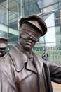 Manchester Statue of Blind Veterans Detail