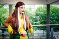 Rogue from X Men Cosplayer