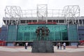 The Manchester United Old Trafford Stadium
