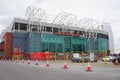 The Manchester United Old Trafford Stadium