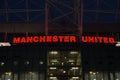 Manchester United Stadium Royalty Free Stock Photo