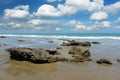 Mancora Beach in Peru on a sunny day