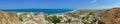 Mancora Beach and town panorama top view, Peru Royalty Free Stock Photo