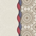 Mandala, abstract tibetan flower background Royalty Free Stock Photo