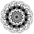 Mandala Art Flower Decorate Embroider