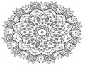 illustrative mandala, repeated mehndi pattern