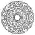 mandala artwork drawing line diagram illustration design sketch Royalty Free Stock Photo