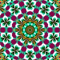 Mandala background wallpaper. High quality texture image in vivid colors. Royalty Free Stock Photo