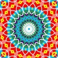 Mandala background wallpaper. High quality texture image in vivid colors. Royalty Free Stock Photo