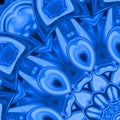 Mandala `Blue Tear`