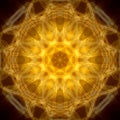 Mandala Christmas Lighting Sun Harmony Decorative Pattern Texture Gold Yellow Healing