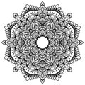 Mandala circular pattern. Ornament in ethnic style