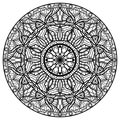 Mandala for coloring book