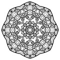 Mandala for coloring book