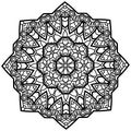 Mandala for coloring book