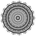 Mandala Coloring book. Vector hand drawn ethnic oriental circle ornament. on white background, wall art, wallpaper