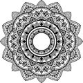 Mandala for coloring book. Yoga logos Vector. Decorative round ornaments. Oriental vector, Anti-stress therapy patterns