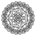 Mandala coloring page doodle