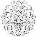 Organic Flower Coloring Book: Intricate Earthy Designs For Relaxation