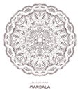 Mandala for coloring. Vector Beautiful Deco Mandala,Ethnic decor