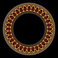 Mandala. Decorative round ornament, round frame Royalty Free Stock Photo